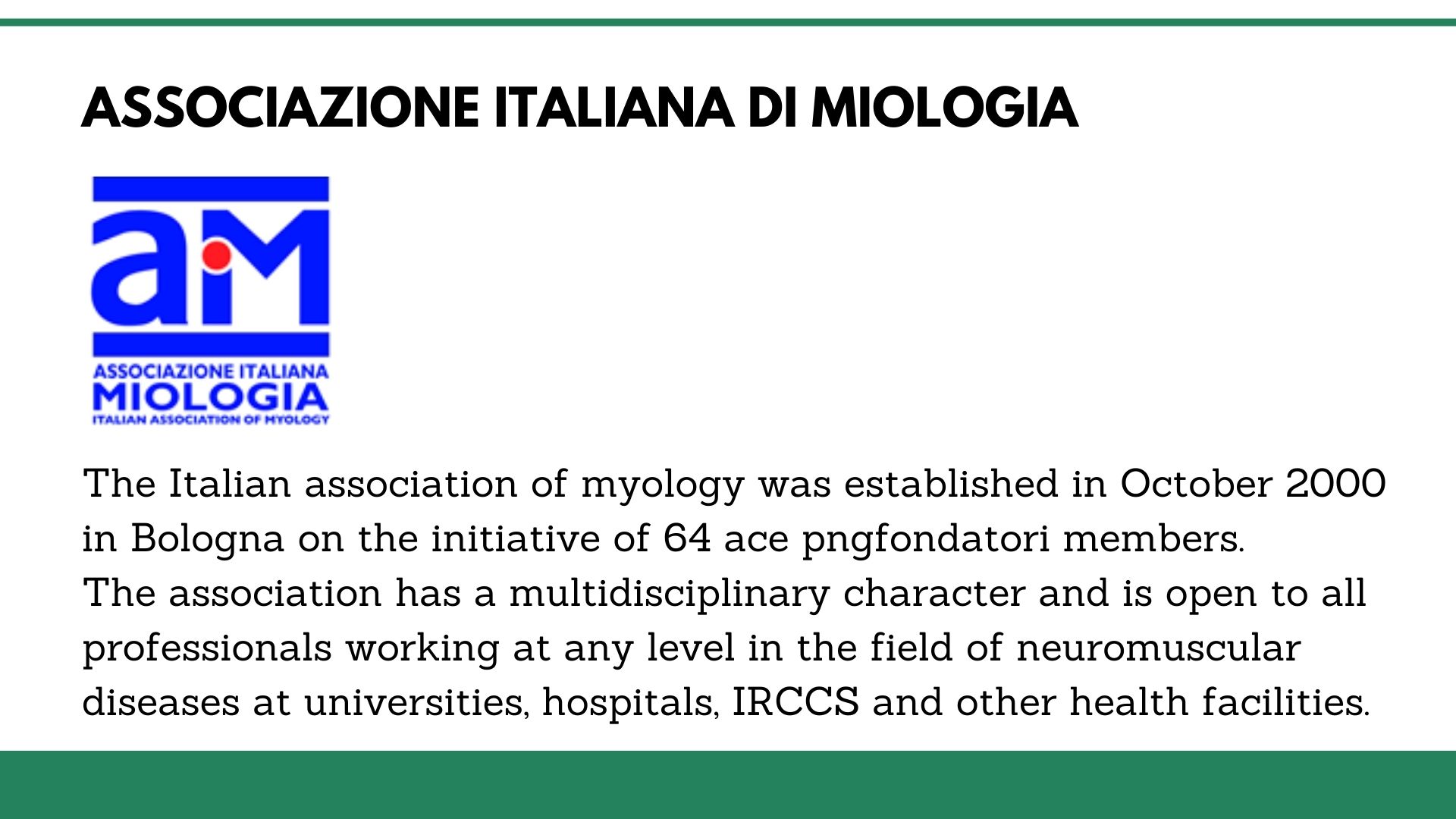Associazione Italiana di Miologi (AIM)